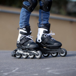Rollerblade Microblade riedučiai Black/white 37-40