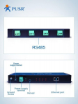 Usr 4 prievadų konverteris rs485 į ethernet mqtt gateway modbus networking serial port communication server usr-n540
