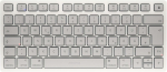 Cherry Kw 7100 Mini Bt For Mac, kompakti&scaron;ka klaviatūra Mac, su 3 Bluetooth kanalais, voki&scaron;kas i&scaron;dėstymas (qwertz), belaidė kelių įrenginių klaviatūra, Moonlight White