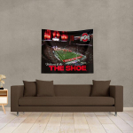 Ohio State Buckeyes Sieninis gobelenas "the Shoe" 86x102 cm
