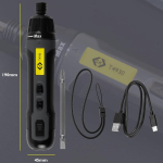 C.k Tools Ck T4930 elektrinis atsuktuvas, galingas sukimo momentas, 3,6 V Usb-c, akumuliatorinis atsuktuvas elektrikui su Pz2 Sl4 antgaliu, lazdelinis elektrinis atsuktuvas