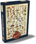 Mypuzzle Champignons - Grybai visiems, Vintage meno plakatas, Adolphe Millot - Premium 1000 dalių dėlionė - Mypuzzle Special Collection i&scaron; Havana Puzzle Company