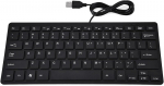Plona Usb klaviatūra, 78 klavi&scaron;ai, juoda
