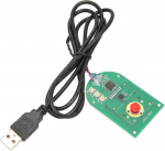 Pusokei usb klaviatūra su trackpoint, klaviatūros pelė su raudonu dangteliu, mink&scaron;tas kupolas ne&scaron;iojamojo kompiuterio žymeklis, skirtas think pad touchpad klaviatūros pcba sprendimui, 1 m kabelis