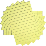 Ototec Mozaikinės veidrodinės plytelės, lipnios stiklinės plytelės 5x 600 vnt., 10 x 10 mm mozaikinės plytelės, auksinės