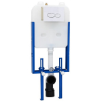 Paslėptos cisternos tvirtinimo rėmas su dvigubu nuplovimu i&scaron; plieno