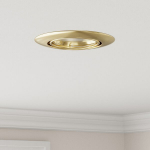 Įmontuojami &Scaron;viestuvai 6 vnt. Apvalūs GU10 Auksiniai &Oslash;90 mm Plieniniai