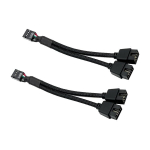 Zkeeshop 2 vnt. Usb 2.0 9 kontaktų moteri&scaron;kas į dvigubą 9 kontaktų vyri&scaron;ką ilgintuvą 9pin Y skirstytuvas, suderinamas su kompiuterio vidine pagrindine plok&scaron;te