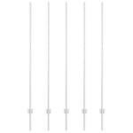 tvoros stulpai 10 vnt. U forma 150 cm Cinkuotas plienas