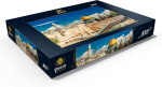 Mypuzzle western wall and dome of the dome of the rock in the old city of jerusalem, israel - premium 1000 dalių dėlionė - mypuzzle special collection by puzzle galaxy