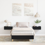 lovos rėmas 75x190 cm juodas ąžuolo medžio