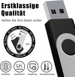 USB laikmena Eastbull usb atmintinė 512mb 20 vnt. pakuotė, besisukantys metaliniai usb raktai, didelis greitis usb 2.0, įvairiaspalviai