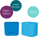 B.box vaiki&scaron;ka užkandžių dėžutė, daugkartinio naudojimo silikoninės užkandžių laikymo talpos, maža prie&scaron;piečių dėžutė, tinkama orkaitei, mikrobangų krosnelei, &scaron;aldikliui, galima plauti indaplovėje