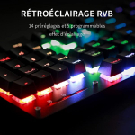 Team Wolf mechaninė žaidimų klaviatūra rgb 105 klavi&scaron;ai complete blue switches anti antome professional klaviatūros
