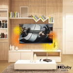 Strong 40 colių (100 cm) Full Hd televizorius Srt40fd5553 - Smart Tv su Android Tv - I&scaron;skirtinė vaizdo kokybė - Triple Tuner - 3 Hdmi (1 Arc), 2 Usb jungtys, Av, Antenos/sat jungtis - juodas