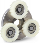 Sportarc Elektrinė nailoninė mova, elektrinio dviračio rato stebulės variklis, planetinė pavara, elektrinio dviračio variklio pavarų sankabos rinkinys, 36t pavarų dėžė + sankaba, skirta Bafang vidurio pavaros varikliui 250w350w