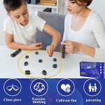 Puzzle Fun rinkinys, intelektuali &scaron;achmatų lenta, daugiafunkciniai ir prakti&scaron;ki žaidimai vaikams &scaron;achmatai, dovanos tinkamos Kalėdoms, Helovinui, gimtadieniams ir vakarėliams