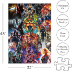 Aquarius Marvel Avengers koliažas (3000 dalių dėlionė) - be atspindžių - tikslus prigludimas - oficialiai licencijuota Marvel atributika ir kolekcionuojami daiktai - 81 x 114 cm