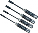 Linsyrc 4 vnt. Rc remonto įrankių rinkinys 4.0 mm 5.5 mm 7.0 mm 8.0 mm &scaron;e&scaron;iakampio lizdo veržliarakčio įrankių rinkinys, skirtas Fpv Rc modelio automobiliui, valčiai, lėktuvui
