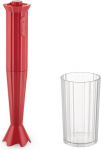 Alessi Pliss&eacute; Mdl10 R rankinis trintuvas su matavimo stikline, termoplastinė derva, europinis ki&scaron;tukas 500w, raudonas