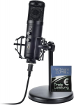 Dockin&reg; Mp2000 Studio Usb mikrofonas, skirtas Pc ir Mac, nulinio latenti&scaron;kumo stebėjimo stovas su sunkiu trikoju, skirtas balso ir instrumentų įra&scaron;ymui, transliacijai ir podcast'ams, su Led lemputėmis