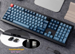 Keychron V6 Max belaidė Qmk mechaninė klaviatūra, 2.4 Ghz/bluetooth, pilno dydžio, De-iso i&scaron;dėstymas, Rgb Hot-swappable Gateron Red Switch, suderinama su Mac, Windows, Linux