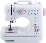 Akozon mini siuvimo ma&scaron;ina, elektrinė buitinė ne&scaron;iojama siuvimo ma&scaron;ina su pedalu, pilnai automatinė 2 siūlų ir 2 greičių