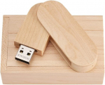 USB laikmena Hozyale usb atmintinė medinė usb 2.0 flash atmintinė 32 gb duomenų atmintinė sukamoji atmintinė su medine dėžute