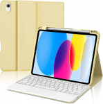 Jademall Klaviatūra Ipad Air 13 - Belaidė klaviatūra su jutikliniu kilimėliu, skirta Ipad Air 13 m2 2024/air 13 m3 2025, apsauginis dėklas su pie&scaron;tuko laikikliu
