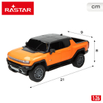 Radijo bangomis valdomas automobilis HUMMER EV (Rastar) 1:26