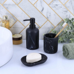 Muilo dėklas Everist Black Marble