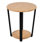 Kavos staliukas, Begryf, VS39NB, 46x46x52 cm, bambusinis, skandinavi&scaron;ko stiliaus