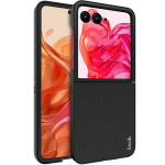 &bdquo;IMAK&ldquo; Carbon Fiber plastikinis dėklas - juodas (Motorola Razr 50 Ultra)