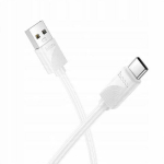 Kabel USB A do USB C Hoco 3A 1 m X114 biały