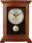 Laikrodis - pendulas Prim - E03.3889.50.A - , Stalo laikrodis, Stiklas Medis, Rudas, Mažas/Normalus
