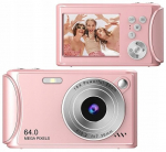 Aparat Cyfrowy Zdjęcia 64MP Filmy 4K / 30fps 18x ZOOM AntiShake / XREC Q18 / R&oacute;żowy