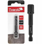 Geko smūginis lizdo adapteris T00191-3/8, 65mm, HEX, suderinamas su 3/8" lizdais, sustiprinta konstrukcija
