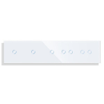 Penkiavietis sensorinis jungiklio dangtelis Feelspot, baltas,Penkiavietis sensorinis jungiklio dangtelis Feelspot, baltas