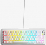 Glorious Gmmk 3 65% mechaninė klaviatūra, balta, Usb-c, Rgb