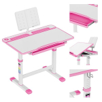 Vaiki&scaron;kas ergonomi&scaron;kas ra&scaron;omasis stalas Mark Adler Study 3.0 Pink