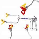 Pur&scaron;kimo strypas Zenthril TwinSpray SteelPro 7/8 &ndash; Dviguba pur&scaron;kimo galvutė, Nerūdijantis plienas, Sriegis 7/8"