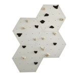 Laipiojimo sienelės kubas 4 pilkas - rankenos juodai baltos