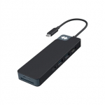 USB-C &scaron;akotuvas Hyper HyperDrive Flex HD4102BKGL 8 prievadų 4K HDMI 100W PD
