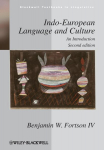 Indo-European Language and Culture: An Introduction, Indo-European Language and Culture: An Introduction