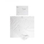 Kūdikio patalynės komplektas Lorelli Tiny Dream Trio 70x140 Žirafa 3 dalių Medvilnė