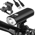 Led dviračių &scaron;viesos priekinė 4 režimai plataus kampo