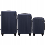 WINGS Harrier Lagaminai kelionėms S/M/L komplektas su teleskopine rankena ir spyna