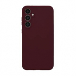 &bdquo;Connect&ldquo; &bdquo;Samsung Galaxy A35 5G Premium&ldquo; mink&scaron;tas silikoninis dėklas, slyvų spalvos