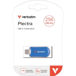 Atminties kortelė Verbatim Plectra Mėlynas 256gb Usb-c Atmintinė