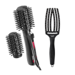 Babyliss Pro Rotating 800 Hot Air Styler Bab2770E + Olivia Garden Finger Brush Fb Combo Medium